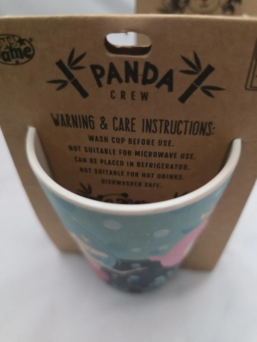 Panda Crew Mermaid Kids Cup - ersonalized Name Options